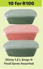 Otima 1.2L Snap It Food Saver Assorted-For 10