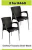 Contour Tuscany Chair Black-For 2
