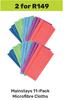 Mainstays 11 Pack Microfibre Cloths-For 2