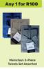 Mainstays 3 Piece Towels Set Assorted-For Any 1
