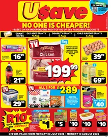 Usave Western Cape : No One Is Cheaper (20 July - 10 August 2026)