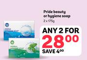 Pride Beauty Or Hygiene Soap-For 2 x 175g