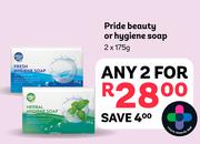 Pride Beauty Or Hygiene Soap-For 2 x 175g