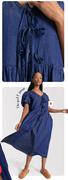 Puff Sleeve Midi Dress XS-L-Each