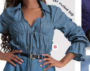 Ruched Long Sleeve Top XS-L