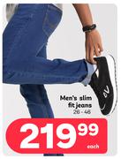 Men's Slim Fit Jeans 26-46-Each