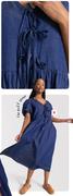 Puff Sleeve Midi Dress XS-L-Each
