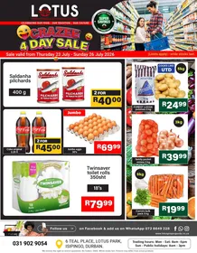Lotus Fresh Produce / Prayer Goods : Crazee 4 Day Sale (23 July - 26 July 2026)
