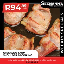 Seemann's Deli : Weekly Specials (22 July - 26 July 2026)