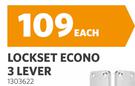 Econo 3 Lever Lockset 1303622