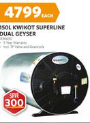 Kwikot 150L Superline Dual Geyser 1336650