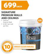 Signature 20L Premium Walls & Ceilings 