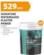 Signature 20L Waterbased Plaster Primer 1434123