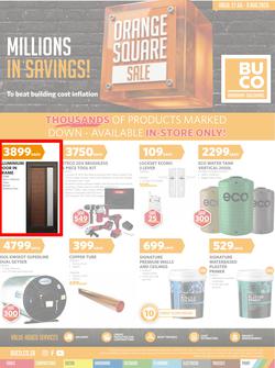 BUCO : Orange Square Sale (27 July - 09 August 2026) - Merchant, page 1