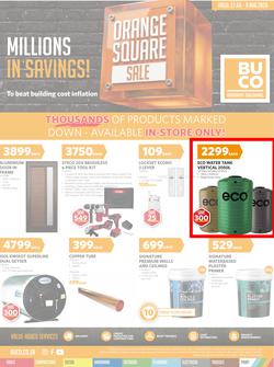 BUCO : Orange Square Sale (27 July - 09 August 2026) - Merchant, page 1