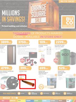 BUCO : Orange Square Sale (27 July - 09 August 2026) - Merchant, page 1