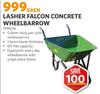 Lasher Falcon Concrete Wheelbarrow 1199676