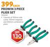 Prowin 3 Piece Plier Set 1334241