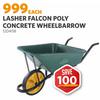 Lasher Falcon Poly Concrete Wheelbarrow 1204118