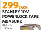 Stanley 10m x 25mm Powerlock Tape Measure 1055039