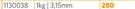 Vitemax Welding Rod 3.15mm 1Kg 1130038
