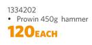 Prowin 450g Hammer 1334202
