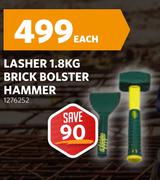 Lasher 1.8Kg Brick Bolster Hammer 1276252