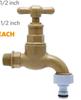 Garden Bib Tap 1/2 x 3/4 x 1/2 Inch 1169145