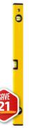 Livingstone Aluminium Spirit Level 600mm 1302029