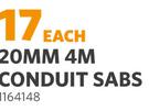 20MM 4m Conduit SABS 1164148