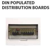 Din Populated Distribution Boards 8 Way Flush 1443351