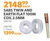 SABS Twin And Earth Flat 100m Coil (2.5mm) 1389781