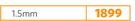 Surfix 100m 2 Core And Earth (1.5mm Black Or White)-Each 