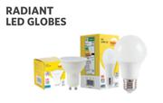 Radient LED Globe A60 6W B22 ER27 Day Light 1406221/22