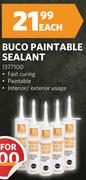 Buco Paintable Sealant 1377100-Each