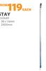 Stay 38 x 1.6mm x 2400mm 1022649 (Priced From)