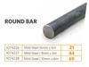 Mild Steel Round Bar 6mm x 6m 1074226