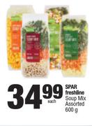 Spar Freshline Soup Mix Assorted-600g