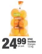 Spar Freshline Oranges-1.5Kg Per Pack