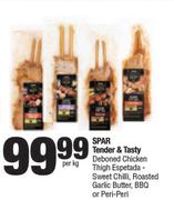 Spar Tender & Tasty Deboned Chicken Thigh Espetada Sweet Chilli,Roasted Garlic Butter-Per Kg