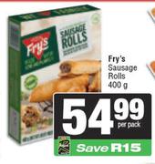 Fry's Sausage Rolls-400g