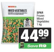 Spar Frozen Mixed Vegetable-1Kg