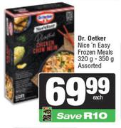 Dr.Oetker Nice n Easy Frozen Meals Assorted-320g-350g
