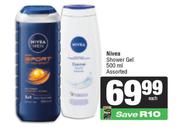 Nivea Shower Gel Assorted-500ml Each