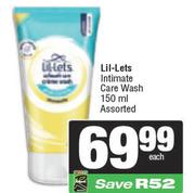 Lil-Lets Intimate Care Wash Assorted-150ml