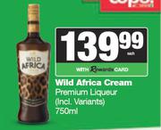 Wild Africa Cream Premium Cream Liqueur-750ml