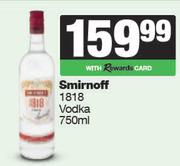 Smirnoff 1818 Vodka-750ml