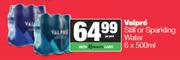 Valpre Still Or Sparkling Water-6 x 500ml Per Pack
