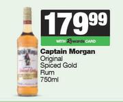Captain Morgan Original Spiced Gold Rum-750ml
