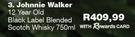 Johnnie Walker 12 Year Old Black Label Blended Scotch Whisky-750ml